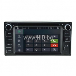 Навигация / Мултимедия с Android 8.0 или 7.1 за Toyota Corolla, Hilux, RAV4 и други  - DD-5715