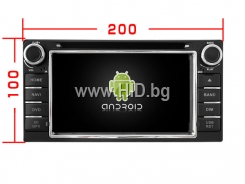 Навигация / Мултимедия с Android 6.0 и 4G/LTE за Toyota Corolla Verso (2004-2009) DD-K7158