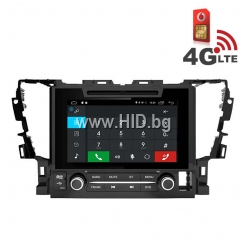 Навигация / Мултимедия с Android 6.0 и 4G/LTE за Toyota Alphard 2015 DD-K7146