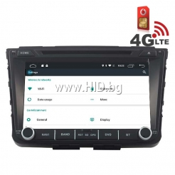 Навигация / Мултимедия с Android 6.0 и 4G/LTE за Hyundai IX25 DD-K7257