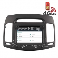 Навигация / Мултимедия с Android 6.0 и 4G/LTE за Hyundai Elantra DD-K7256