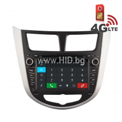 Навигация / Мултимедия с Android 6.0 и 4G/LTE за Hyundai Verna DD-K7263