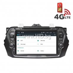 Навигация / Мултимедия с Android 6.0 и 4G/LTE за Suzuki Ciaz/Alivio DD-K7659