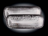 Кристални мигачи калник Honda Civic (96-) - светло сив[43597]
