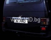 Хром лайсна над номера VW T4 (91-)[5103]