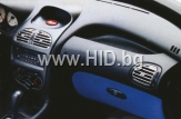 Хром за вентилацията Peugeot 206[BEAP01]